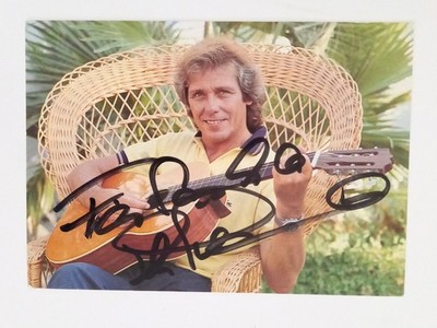 Erik Silvester - singer - original autograph - approx. 15x10cm - autograph card