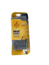 Heat Holders Womens Crew Socks 5-9 Blue Thermal