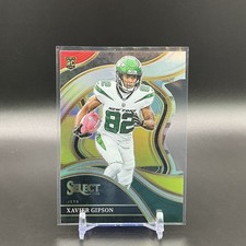 2023 Panini Select - Club Level Xavier Gipson #205 Red &amp; Yellow Prizm Die-Cut