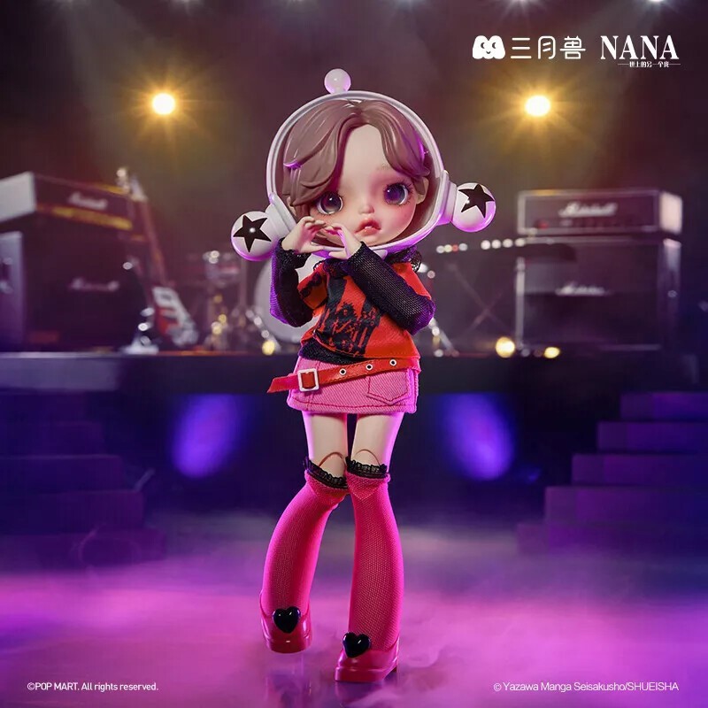 SKULLPANDA × NANA-Komatsu Nana Action Figures Art Toy Gift Doll In