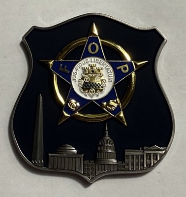Washington DC FOP Fraternal Order Of Police Tent City Challenge Coin