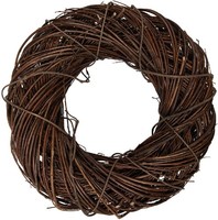 Clayre & Eef 6RO0605M Dekorationskranz Braun Ø 40 Cm X 10 Cm