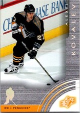2001-02 SPX ALEX KOVALEV PITTSBURGH PENGUINS #51