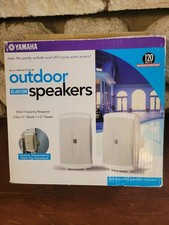 Yamaha NS-AW150W pair All-weather outdoor speakers White New/Open Box