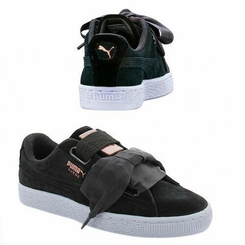 Puma velvet rope suede heart trainers sale