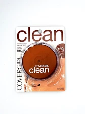 NEW  CoverGirl Clean Pressed Powder - 150 Creamy Beige  0.39 oz