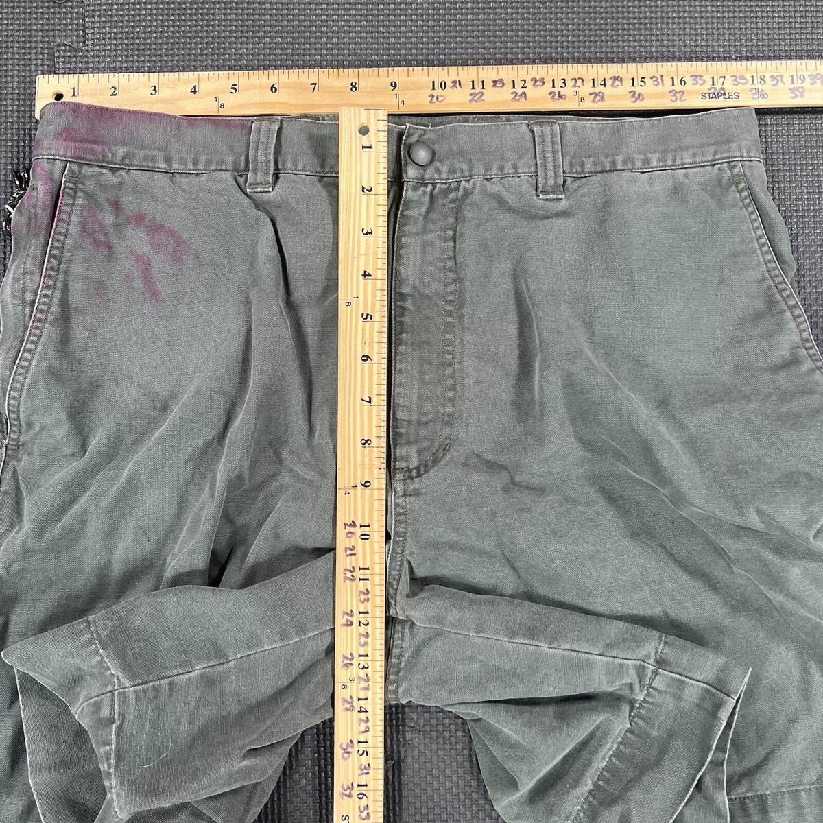 Vintage 90s Y2K St Johns Bay Shorts Mens sz 36 Green Dark