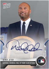 DEREK JETER SIGNED TOPPS NOW BASEBALL HALL OF FAME CLASS CARD #776A HOF AUTO