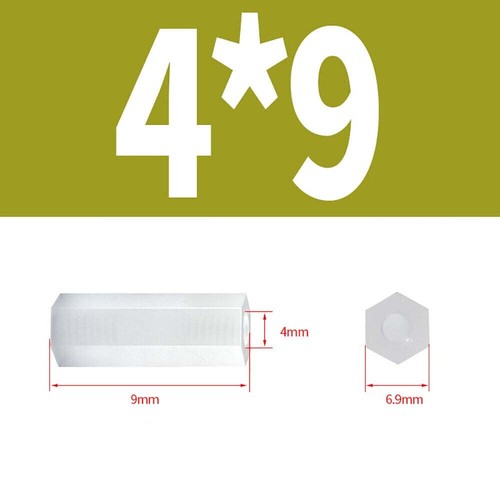 M2 - M5 White Nylon Female Spacers Hex Standoff Pillar PCB Insulator Studs - Picture 58 of 82