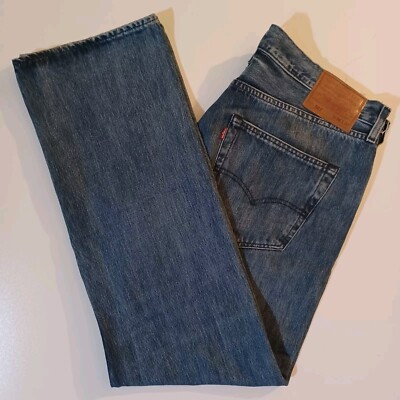 Levi's Premium 501 Jeans Size 36x32 Big E 00501-2776 Med Wash Actual 38x31