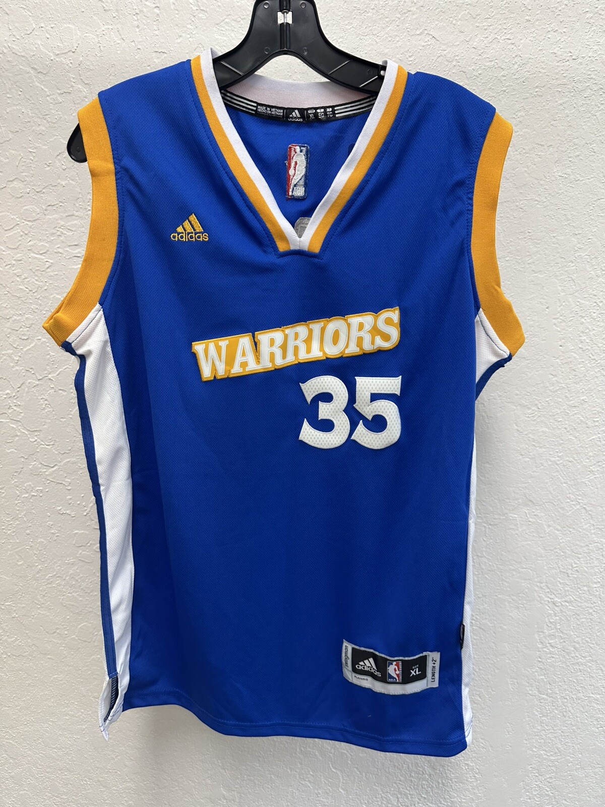 Kevin Durant Golden State Warriors Jersey Youth XL New With Tags Adidas