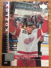 97 98 Upper Deck VYACHESLAV KOZLOV Game Dated Hockey card #271 Detroit Red Wings