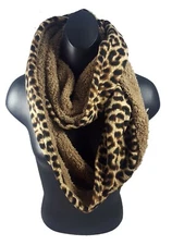 Infinity Women Scarf with Lepard Print