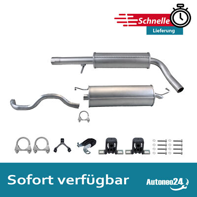 Auspuffanlage VW Golf IV 1.4 16V ab.Bj. 1997, VW Beetle 1.4 ab.Bj. 2001, Auspuff