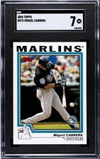 2004 Topps Miguel Cabrera SGC 7.0