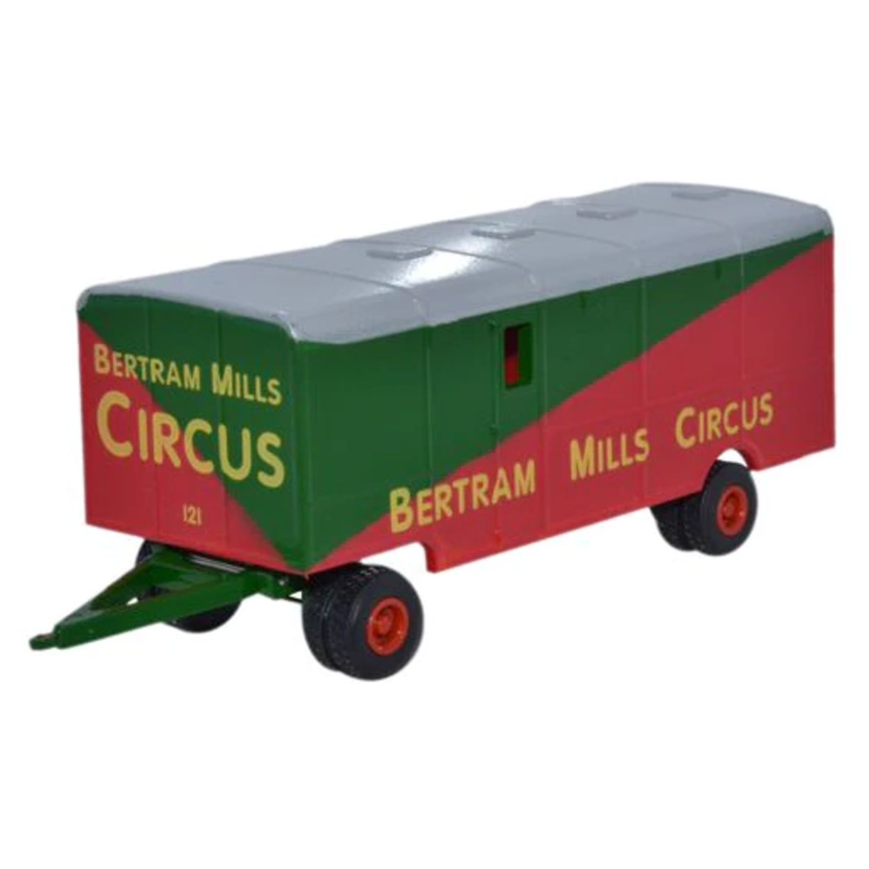 Oxford Diecast New 1:76 Showman's Trailer - Bertram Mills