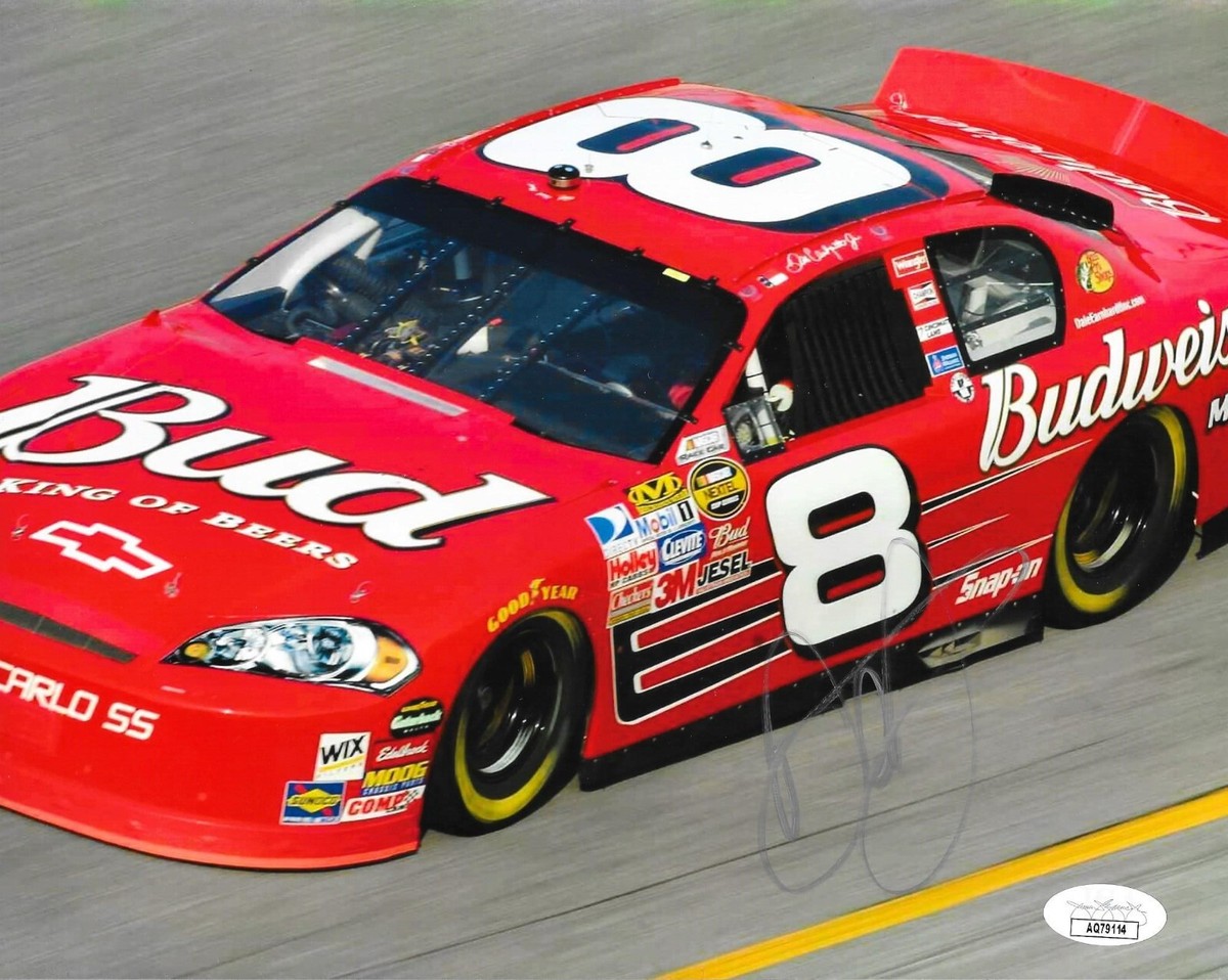 Dale Earnhardt Jr. Daytona 500 signed Nascar 8x10 photo