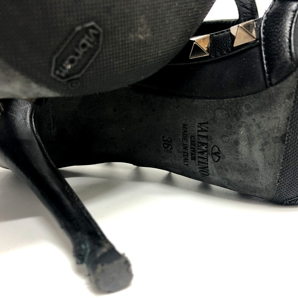 Valentino ZW2S0393 Rockstud Ankle Strap High Heel Pumps