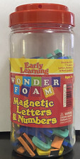 Early Learning Magnetic Wonder Foam Letters Numbers Kids Educational 92 PCS