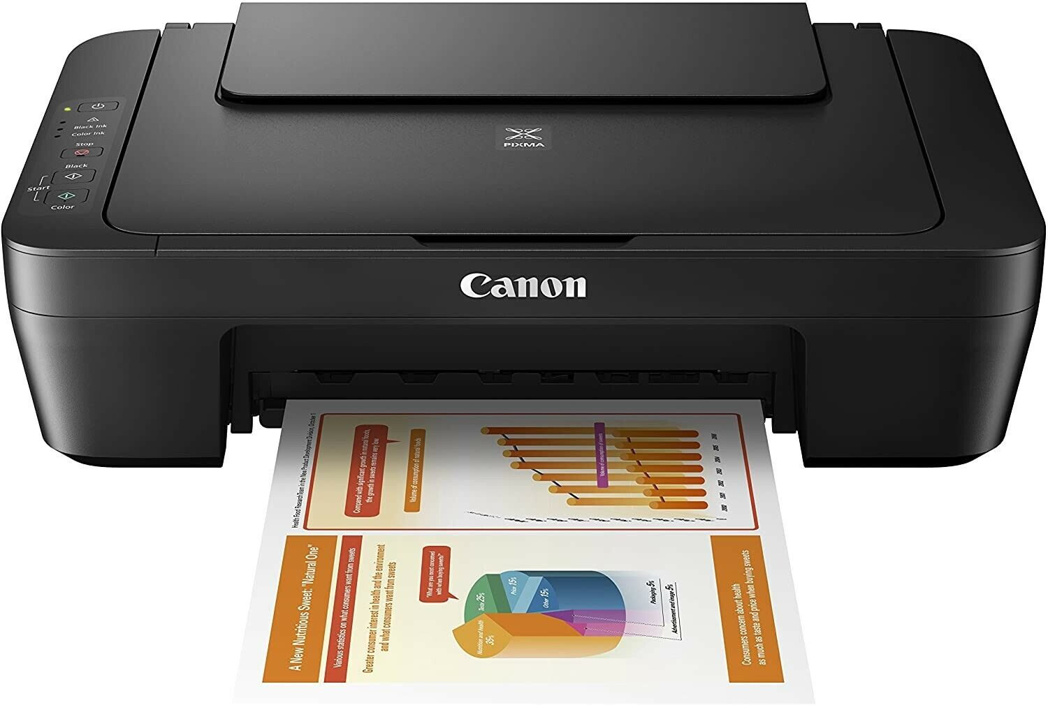 New Canon PIXMA MG2525 All-in-One Wired Inkjet Printer, Scanner, Copier Black. Available Now for 124.99