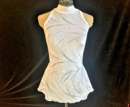 blue or white dress test Light Blue White Fringe Competition Latin Dance Dress for Women Girls –  Moderndancedress.com