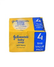 johnson's baby soap honey 100g 4 pack