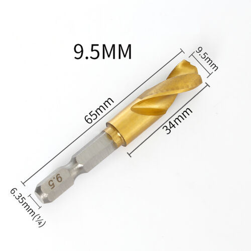 HSS Bohrer Satz mit Sechskantschaft 1/4 Metallbohrer Spiralbohrer 1.5mm Bis 13mm - Bild 31 von 38