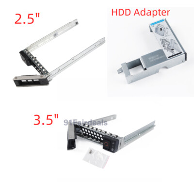 2.5'' 3.5'' SAS HDD Caddy Adapter For Dell PowerEdge  R740 R740xd R940 R640 c6420