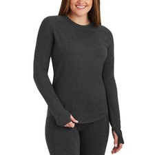 Members Mark Soft Heather Top Long Sleeve Shirt Space Dye,CHOOSE SIZE  COLOR