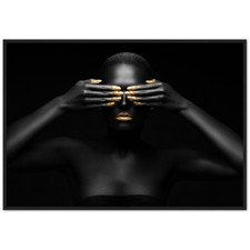 Premium Semi-Glossy Paper Wooden Framed Poster