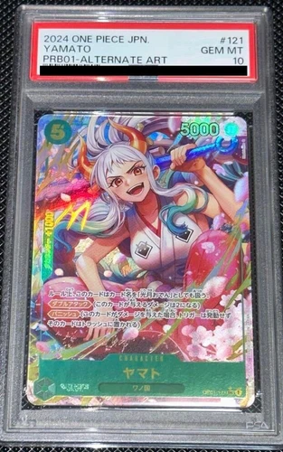 PSA 10 Yamato OP01-121 SEC PRB-01 Alt Art One Piece Card Japanese 2024