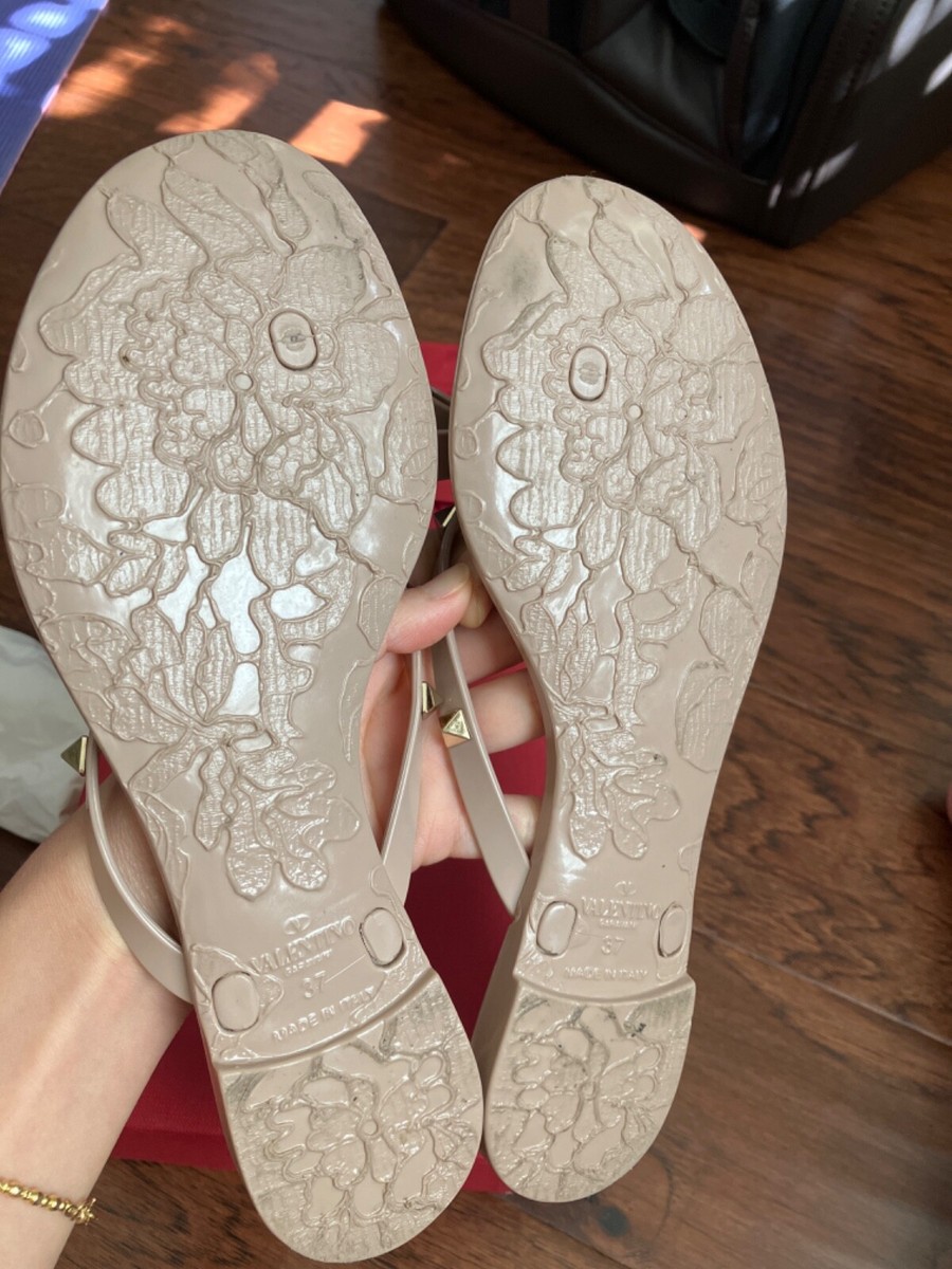 Valentino rockstud jelly flip flop sandal size 37 | eBay Valentino rockstud jelly flip flop sandal size 37 | eBay