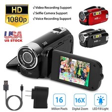 16X Digital Zoom Video Camera Camcorder 1080P HD YouTube DV Vlogging Recorder