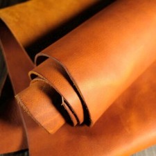 Finished Full Grain Buffalo Genuine Leather Hides Crafts Home Decor Leather...