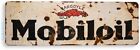 Mobil-oil Gas Oil Sign, Station, Garage, Auto Shop, Retro Rustic Tin Sign A500