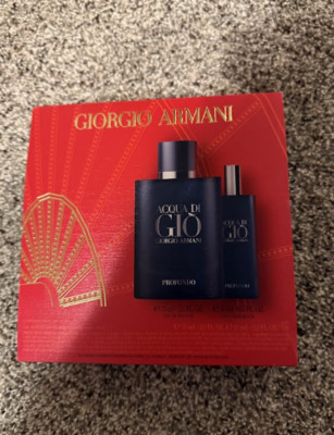 Giorgio Armani 2 Pc - Acqua di Giò Profondo 2.5 oz Eau de Parfum Spray for Men