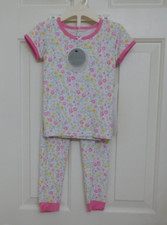 NWT 2pc Milkberry Floral Print Bamboo Top  Pants Pajamas sz 4t