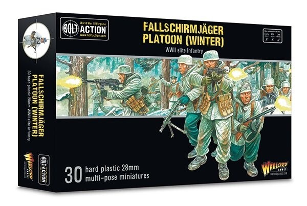 Warlord Games Bolt Action 1:56 WWII Fallschirmjager Platoon (Winter) - 402012102