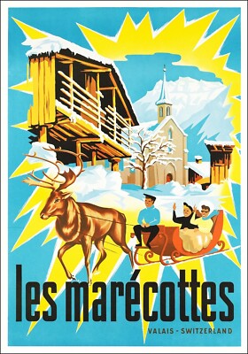 Affiche Vintage SNCF Service Du Public 70x100 Cm