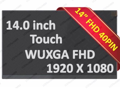 LG LP140WFB(SP)(F2) Dell 0NXKRH 40pin Touch FHD 1920x1080 IPS Matte LCD Screen