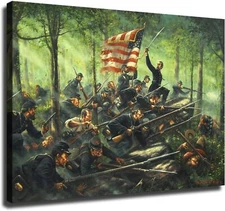 William Tecumseh Sherman Poster American Civil War General Canvas Print Art