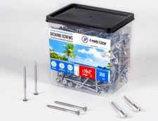 Eagle Claw Stainless Steel Wood Screws Star Drive Flat Head Various Sizes