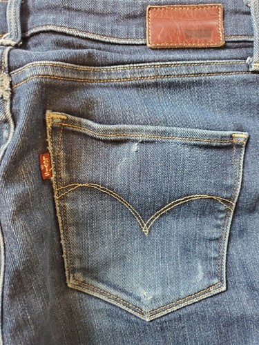 Levi's 711 High-Rise Skinny Women's Jeans - 28x32, Blue - Picture 7 of 7