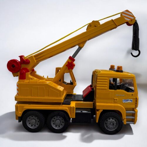 VTG Bruder Tele-Crane TC 4500 Crane Truck Construction Vehicle Yellow Germany - Picture 2 of 7