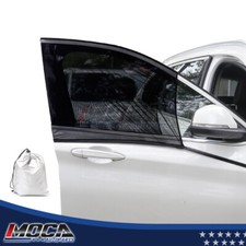 2 Pcs Front Car Side Window Sunshade Cover Uv Protection Visor Mesh Shield Black 2 Pcs Front Car Side Window Sunshade Cover Uv Protection Visor Mesh Shield Black