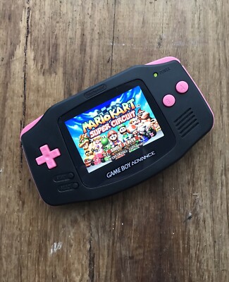 Nintendo Gameboy Advance GBA AGS-101 All Pink Black Handheld
