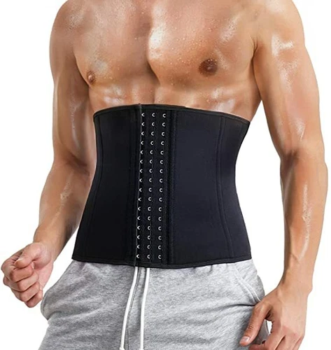 Männer Schweiß Sauna Neopren Taillentrainer Gewichtsverlust Korsett Taillen Body Shaper - Bild 24 von 31