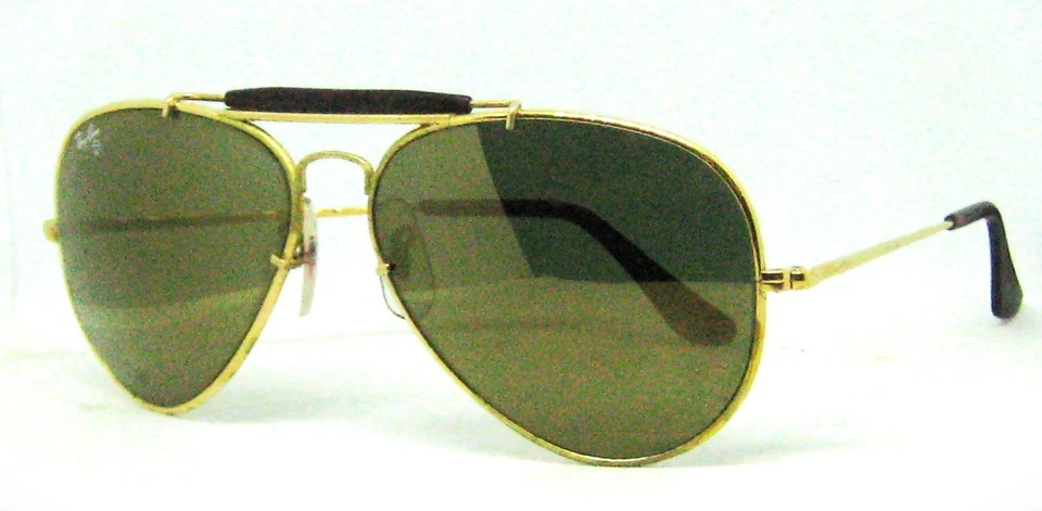 Gafas de sol Ray-Ban EE. UU. B&L Diamond Hard Aviator Outdoorsman 62 mm W1508 Survivor Foto 4 de 4