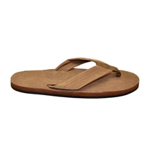 Rainbow Women's Sandal DARK BROWN Wide Strape Single Layer 301 ALTS