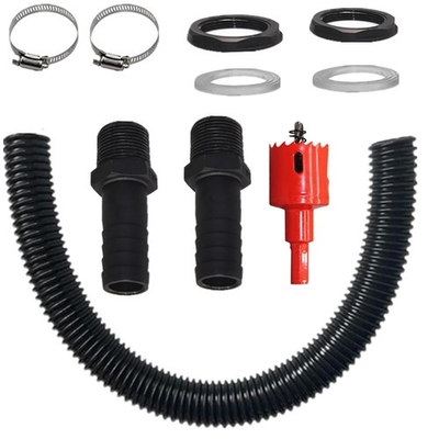 #ad #ad 25mm Water Butt Connector Kit with Flexible Hose amp; Tap Adapter for Black GBP 14.89